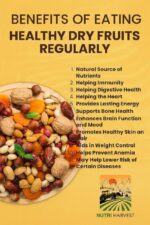 NUTRI HARVEST Panch Meva Premium Dry Fruits Mix pack, Natural Blend of Almonds, Cashews,Black and green Raisins and diced Dates| Fit for Fasting | (Re-sealable pack for freshness) 2*250 gram(500gram) - Image 2