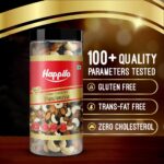 Happilo Premium Panchmewa Dry Fruit Mix 405g Jar | Fit for Fasting | Healthy Snacks Mixed Nuts Dates | Golden Raisins | Afghan Raisins | Cashews | California Almonds - Image 2