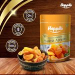 Happilo Dried Premium Turkish Apricot 200g | Healthy Snacks, Dry Fruits | Exotics Apricots Dry Fruits, Seedless Apricots, - Image 4