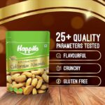 Happilo Premium Natural Californian Almonds 500g | Badam Giri, Healthy Snacks, Dry Fruits | Crunchy Nuts | High in Fiber | Rich in Protein | Magnesium | Phosphorus | Dietary Fibre | Zero Cholesterol - Image 3