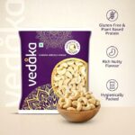 Vedaka Whole Cashews | Grade W320 | 1 Kg | Gluten Free & Plant Based Protein | Premium Kaju Nuts - Image 4