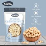 Kiniva Whole Cashews 500g - Raw & Natural, Rich in Protein, Healthy Snack, Perfect for Cooking, Baking, or Snacking - Image 5