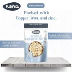 Kiniva Whole Cashews 500g - Raw & Natural, Rich in Protein, Healthy Snack, Perfect for Cooking, Baking, or Snacking - Image 4