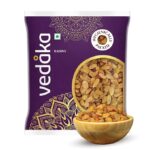 Vedaka Raisins 500G | Kismish | Dried Grapes | Sweet Fruity Taste And Soft Chewy Texture | Natural Source Of Antioxidants, Potassium & Fiber | Healthy Snack