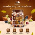 GreenFinity Mixed Dry Fruits Pack – 500g Nutritious Snack with Almonds, Cashews, Raisins & Cranberries  Resealable Pack - Image 5