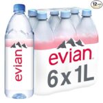 Evian  Pure Natural Mineral Water Bottle, 500 ml x 24