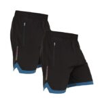 NINQ Mens  Polyester Yoga Short Men Summer Running Gym Sports Shorts with Pockets Shorts for Men - Image 7