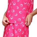 Van Heusen Women's Viscose Printed Camisole and Shorts Lounge Wear Set - Image 4