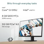 ASUS AIO, All In One PC, Intel Core i3-1315U (8GB/512GB/Intel Graphics/60.45 CMS (23.8) FHD/Windows 11 Home/Office Home 2024 + M365 Basic - Image 11