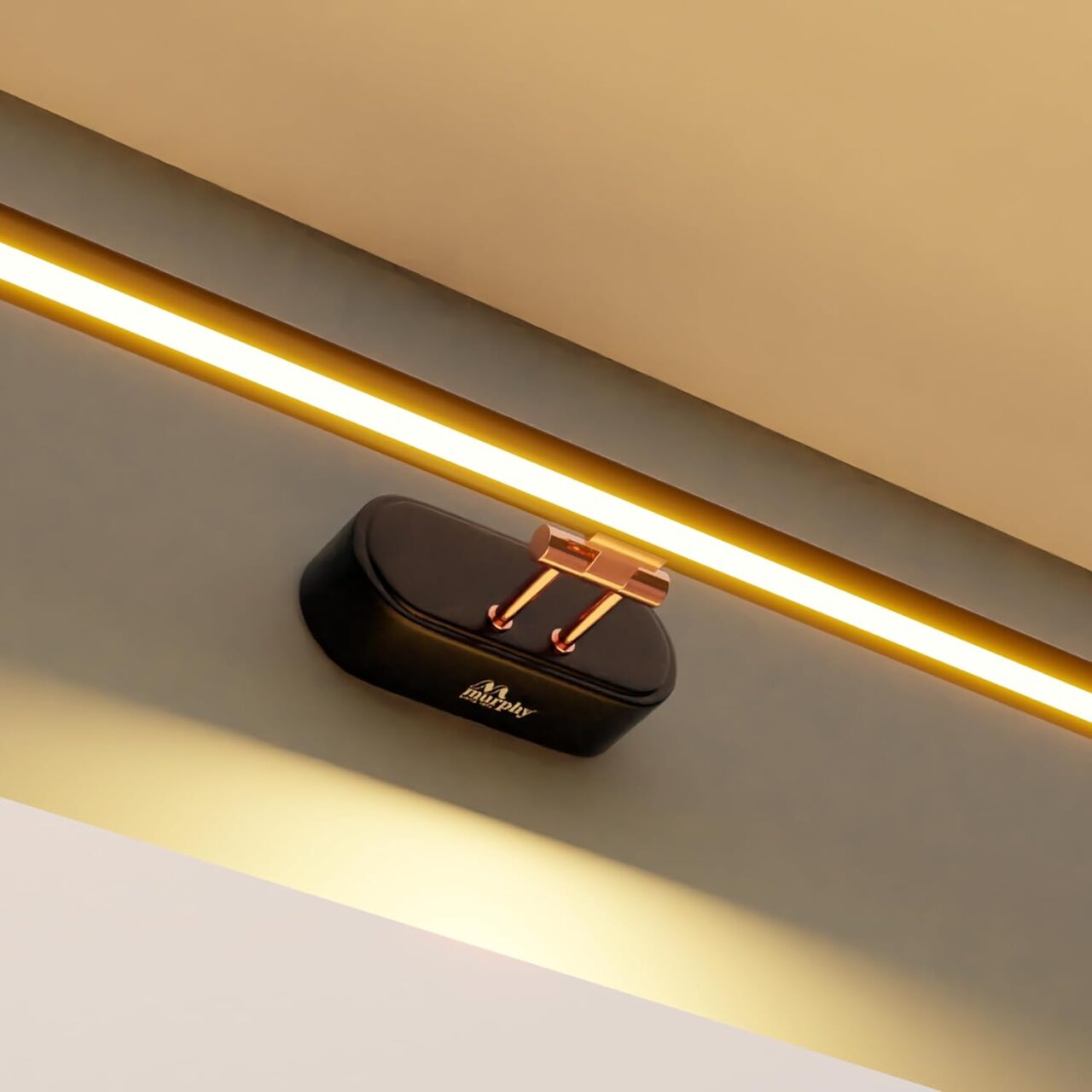 light_5044_1 Led Mirror Light 6W 3-in-1 Color Chnaging Black Rose Gold Finish LED Mirror Picture Wall Light, Bathroom Vanity with (Cool White/Warm White/Natural White)-Pack of 1 - Image 1