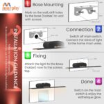 Led Mirror Light 6W 3-in-1 Color Chnaging Black Rose Gold Finish LED Mirror Picture Wall Light, Bathroom Vanity  with (Cool White/Warm White/Natural White)-Pack of 1 - Image 7
