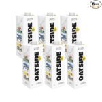 Oatside Oat Milk, Pack of 6, Barista Blend, No Added Sugar 100% Plant Based Beverage