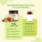 Mix Fruit Jam for Kids and Adults - (220g) 100% Pure No Added Sugar  With Real Fruit Pulp  Naturally Sweetened  Diabetic and Keto Friendly  Delicious Jam - Image 3