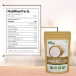 Organic Zing Brown Rice Flour Rice Flour for Baking  High in Protein Rice Flour Tortillas - Vegan Preservative Free - Image 3