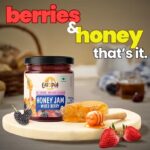Eatopia Sugar Free Mixed Berry Honey Jam | 100% Pure & Natural  Healthy Jam for Kids & Adults 70% Fruit Berries & Wild Honey  No Added Flavours & Preservatives (Copy) - Image 2