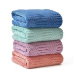 UrbanLeaf Super Soft Microfiber Hand Towels, Gym & Workout Towels 4 Pieces, Multi Colors, 400 GSM