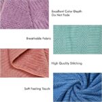 UrbanLeaf Super Soft Microfiber Hand Towels, Gym & Workout Towels 4 Pieces, Multi Colors, 400 GSM - Image 5
