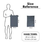 Premium Cotton Hand Towels Set of 6 – Ultra Soft, Highly Absorbent & Quick-Dry for Gym, Kitchen, Pool, Travel & Home - Image 2