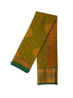 Kanchipuram soft silk saree with gold zari weaving royal blue colour - Image 2