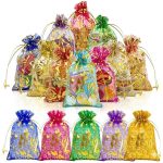 Premium Shagun Potli/Jewellery Pouch Organza Bags for Return Gifts, Dry Fruits Packing, Wedding & Party Favor Gift Packaging (Mixed Colors, Pack of 30)