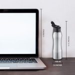Borosil 1000ml Hydra Grip n Sip Stainless Steel Water Bottle - Image 4