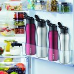 Borosil 1000ml Hydra Grip n Sip Stainless Steel Water Bottle - Image 2