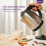 Milton Rapid Electric Kettle 1.8L | 1500 Watts | Stainless Steel Hot Water portable Electric Kettle - Image 4
