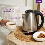 Milton Rapid Electric Kettle 1.8L | 1500 Watts | Stainless Steel Hot Water portable Electric Kettle - Image 3