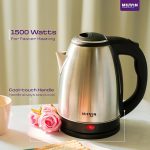 Milton Rapid Electric Kettle 1.8L | 1500 Watts | Stainless Steel Hot Water portable Electric Kettle - Image 2