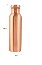 Copper Water Bottle 1 Ltr With Glass Set Leak Proof Design Including 2 Water Glass 300ml Each 100 Percent Pure Copper Best For Gifting With Premium Matt Lacquer Finish - Image 4