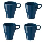 Stoneware Coffee Mug 250 Ml - 4 Pieces