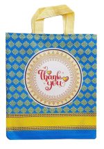 Return gift bag  Birthday Party Return Bag/Wedding Gift Bag (Thamboolam bags) size (9x11) - (Blue, Pack of 20 bags) - Image 5