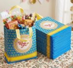 Return gift bag  Birthday Party Return Bag/Wedding Gift Bag (Thamboolam bags) size (9x11) - (Blue, Pack of 20 bags) - Image 2